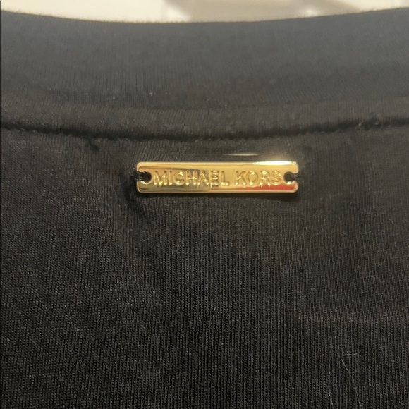 Michael Kors Black Short Sleeve Top - Picture 3 of 4